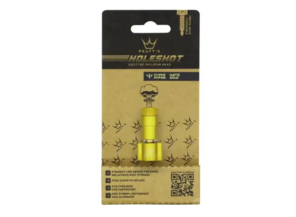 Peatys Holeshot CO2 hlavice pumpy Gold