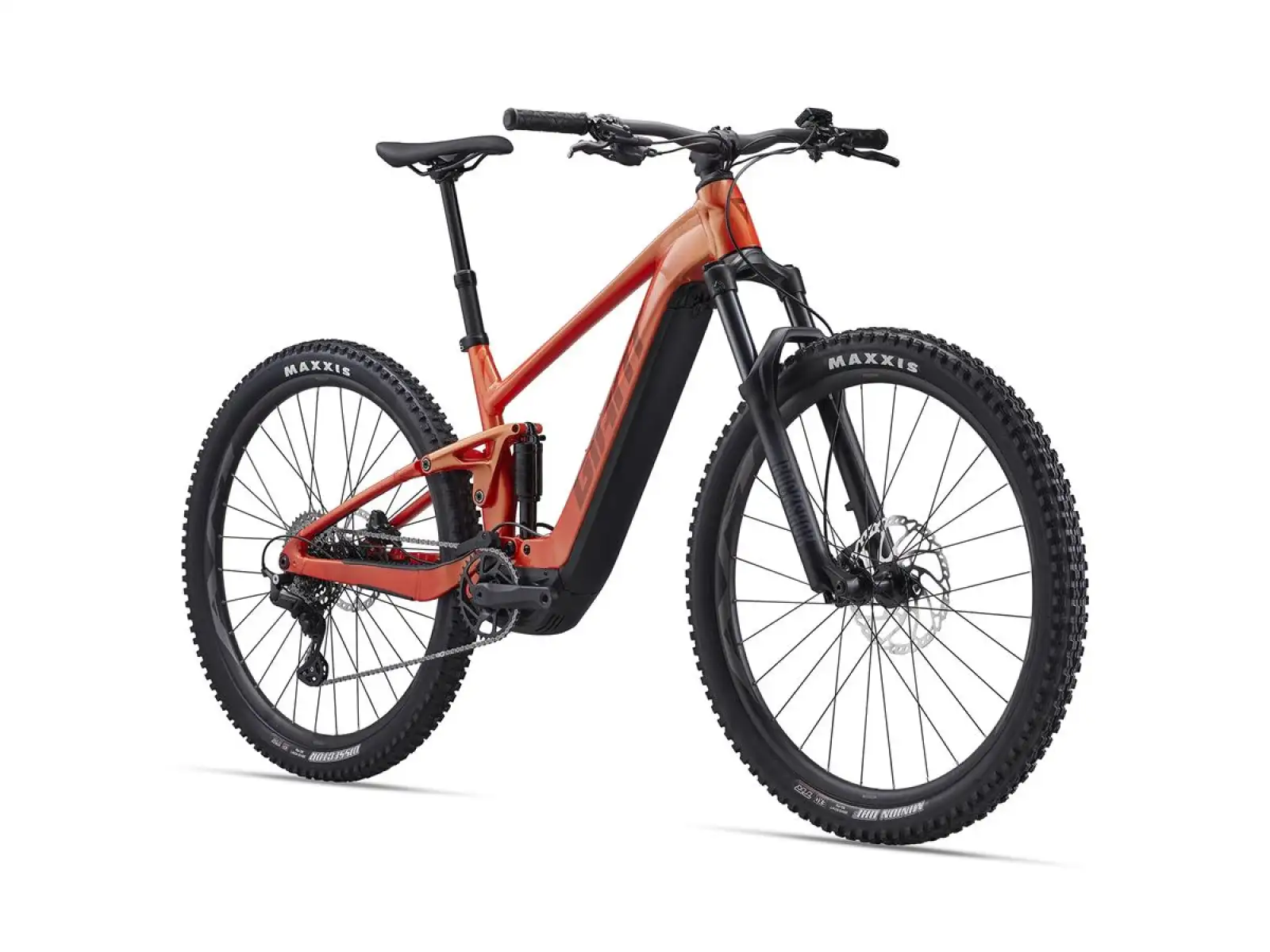Giant Stance E+ 1 Helios Orange celoodpružené elektrokolo