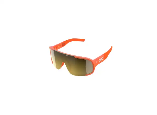 POC Aspire WF sluneční brýle Fluorescent Orange Translucent/Clarity Road/Partly Sunny Gold