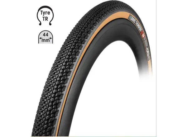 Tufo Thundero HD gravel plášť 700x44C kevlar černá/béžová