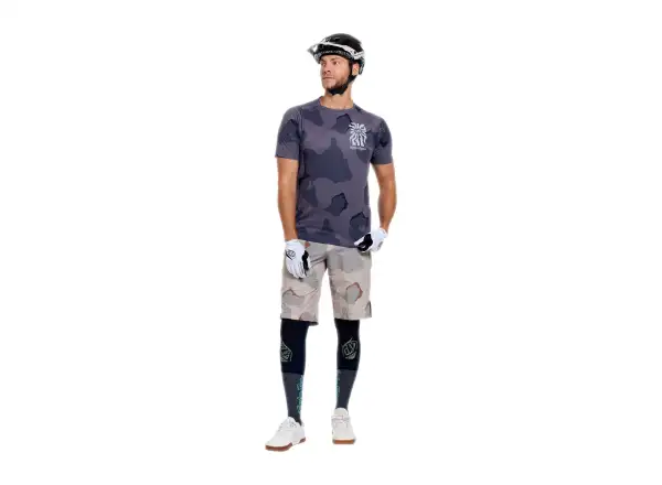 Troy Lee Designs Skyline Pro pánský dres krátký rukáv Flow Camo Carbon