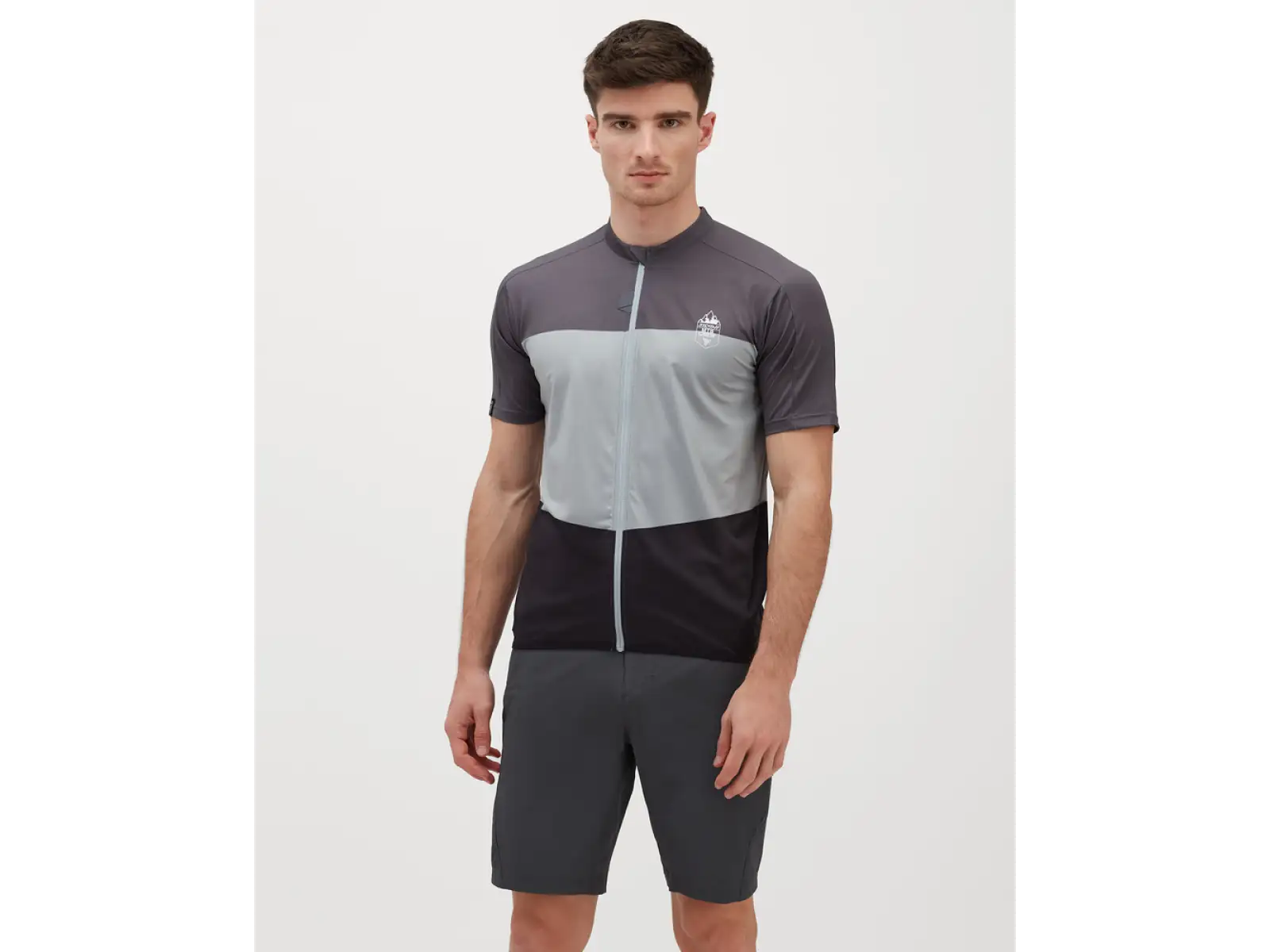 Silvini Turano Pro pánský dres krátký rukáv cloud/black