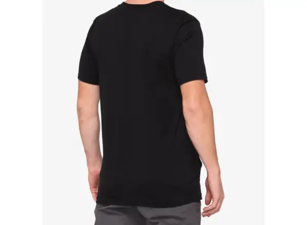 100% Icon pánské triko krátký rukáv Black