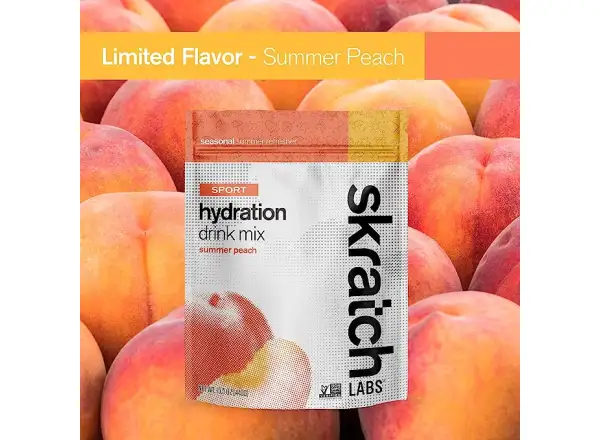 Skratch Labs Hydration Sport Drink Mix iontový nápoj 440 g broskev