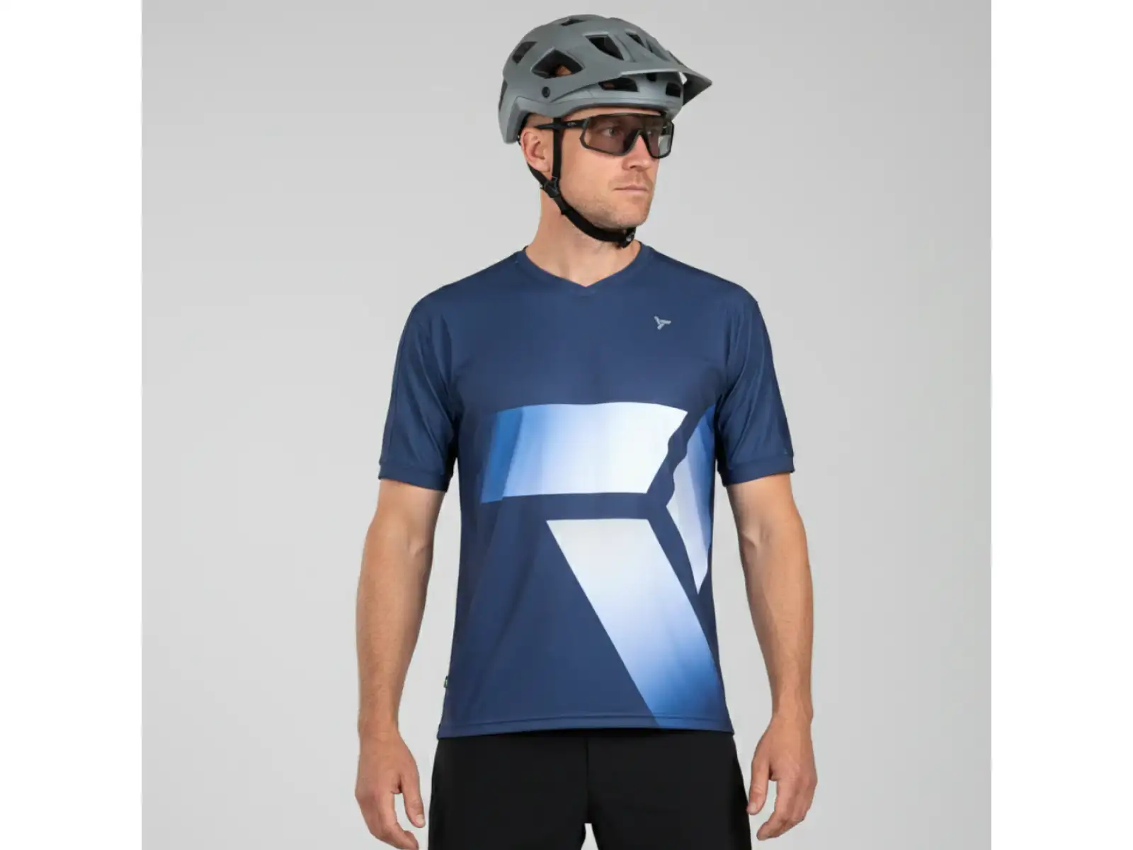 Silvini Gallo pánský volný dres krátký rukáv Navy Cloud