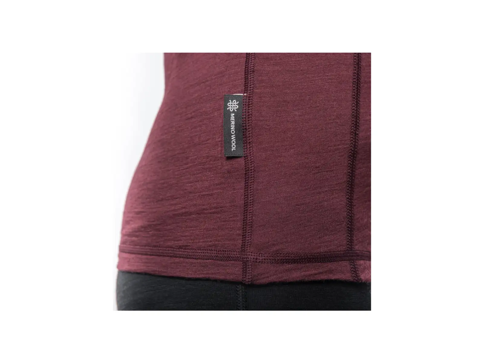 Sensor Merino Air dámské triko dlouhý rukáv Port Red