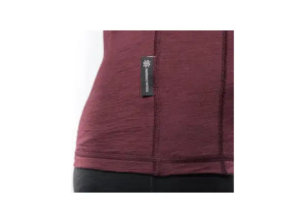 Sensor Merino Air dámské triko dlouhý rukáv Port Red