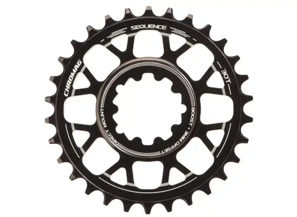 Chromag Sequence Sram převodník offset 3 mm boost 30 z. černá