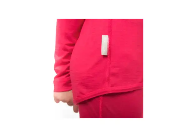 Sensor Merino Air dětský set triko dlouhý rukáv + spodní kalhoty Magenta
