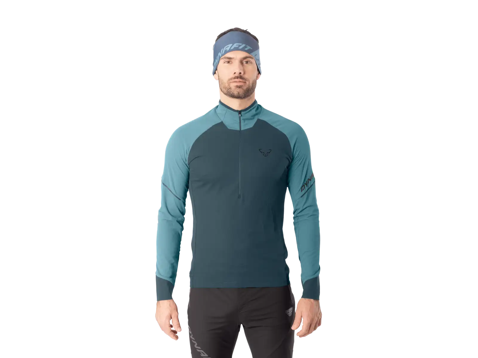Dynafit Aalpine Zip pánské běžecké triko dlouhý rukáv Smoke blue/0720