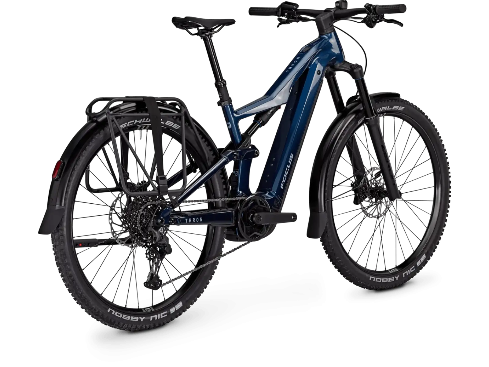Focus THRON 7 EQP 720Wh celoodpružené elektrokolo Azurblue / Sydneyblue