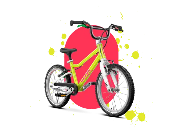 Woom GO 3 dětské kolo neon lime