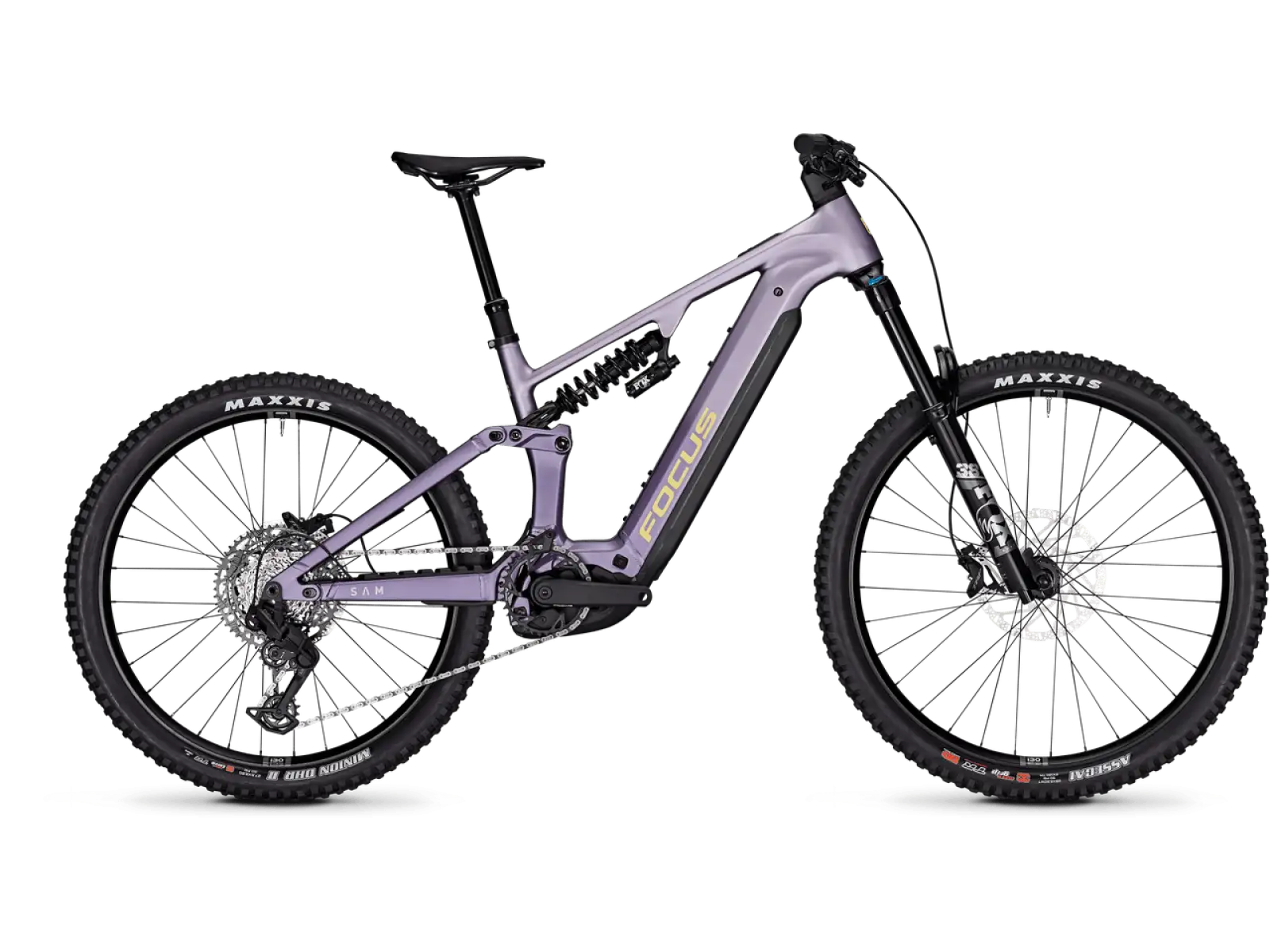 Focus SAM 8 600Wh celoodpružené elektrokolo Lilac matt / Darklilac matt