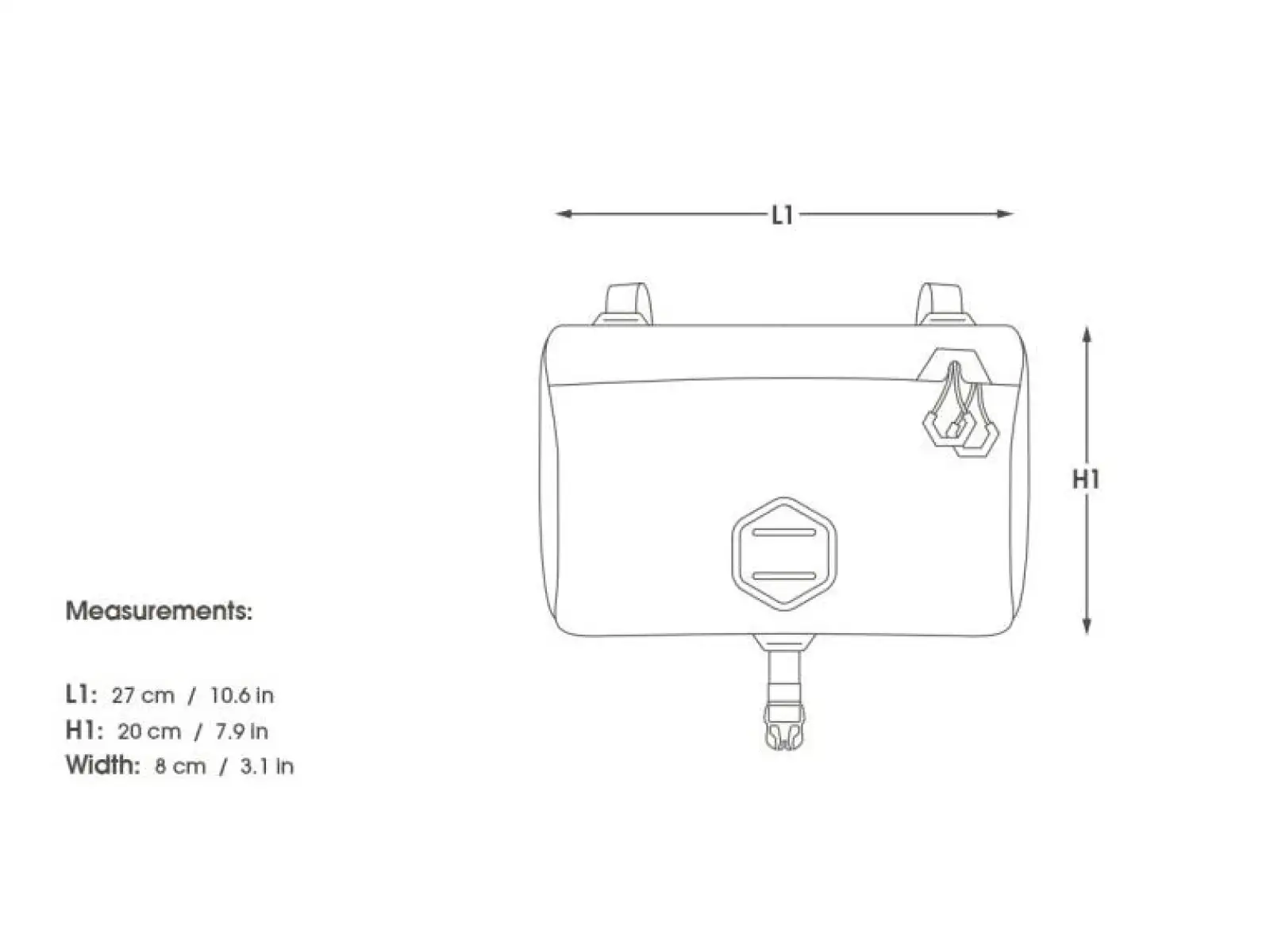 Apidura Expedition accessory pocket 4,5 l brašna na řidítka