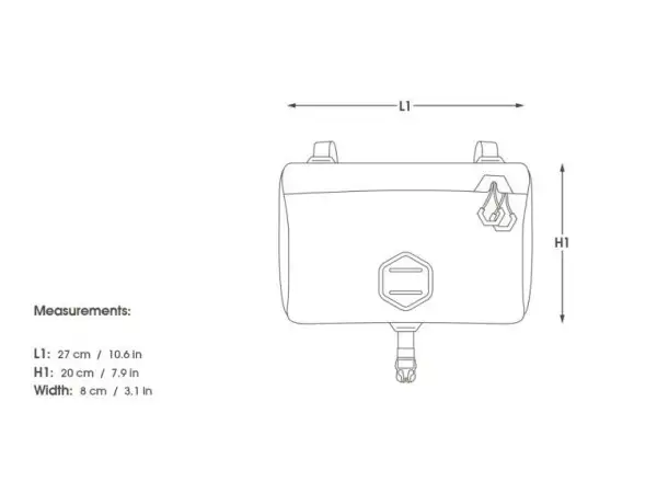 Apidura Expedition accessory pocket 4,5 l brašna na řidítka