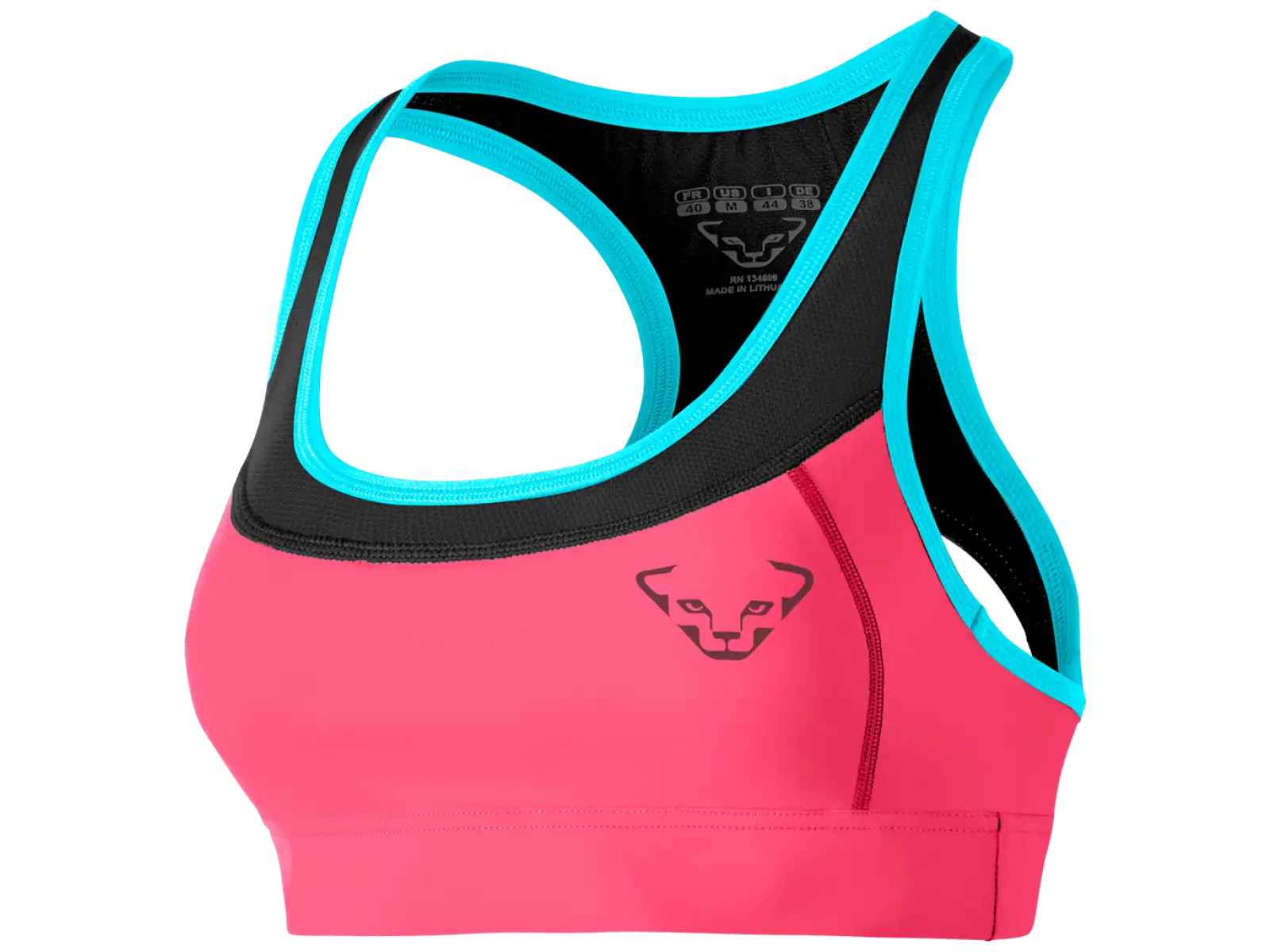 Dynafit React sportovní podprsenka Fluo pink