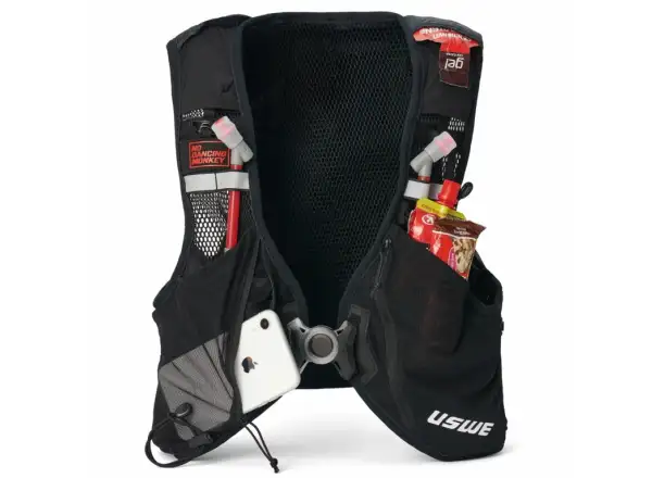 USWE Pace 14 Trail běžecká vesta Carbon Black