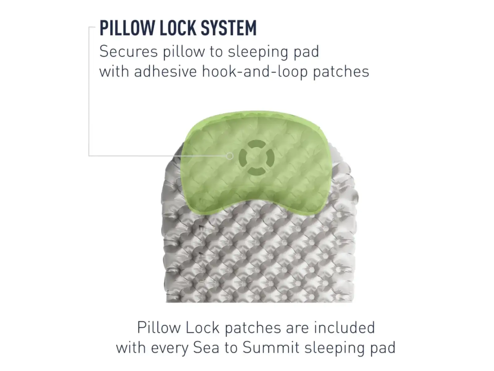 Sea to Summit Aeros Premium Deluxe Pillow nafukovací polštář šedá