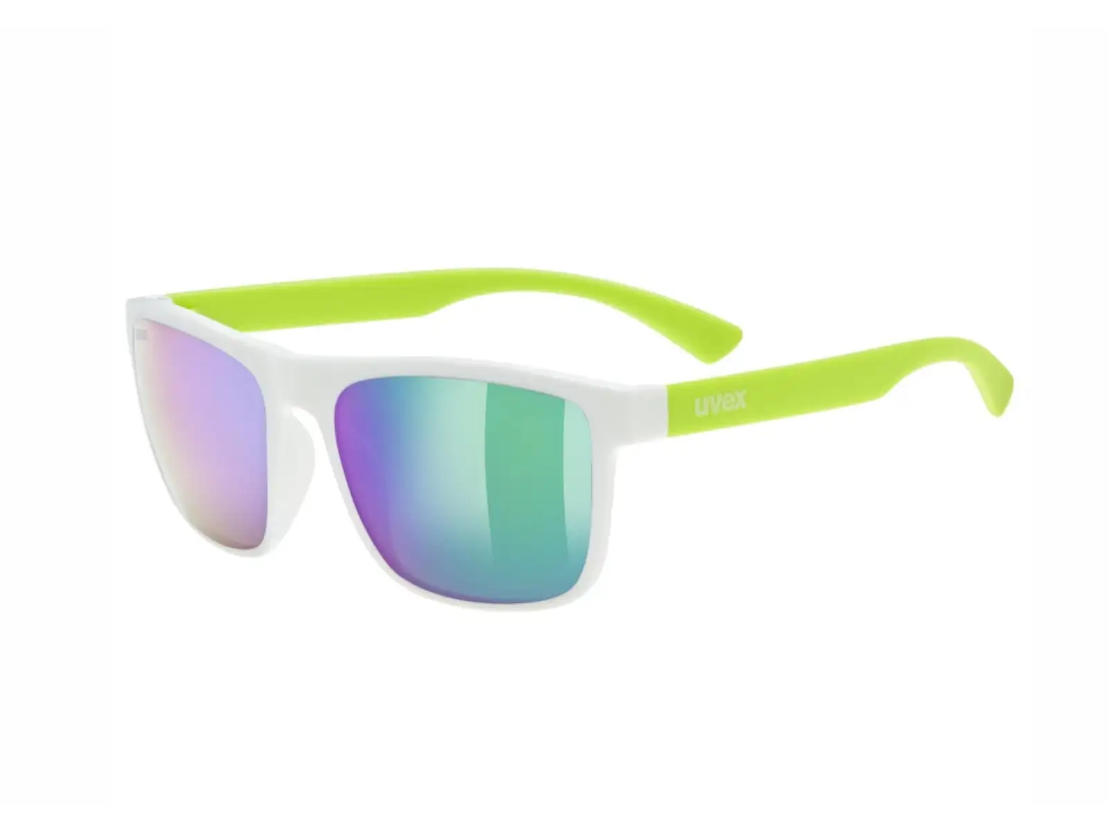 Uvex Rookie dětské brýle White/Lime Matt/Mirror Green