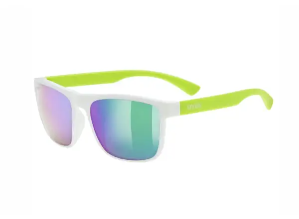 Uvex Rookie dětské brýle White/Lime Matt/Mirror Green