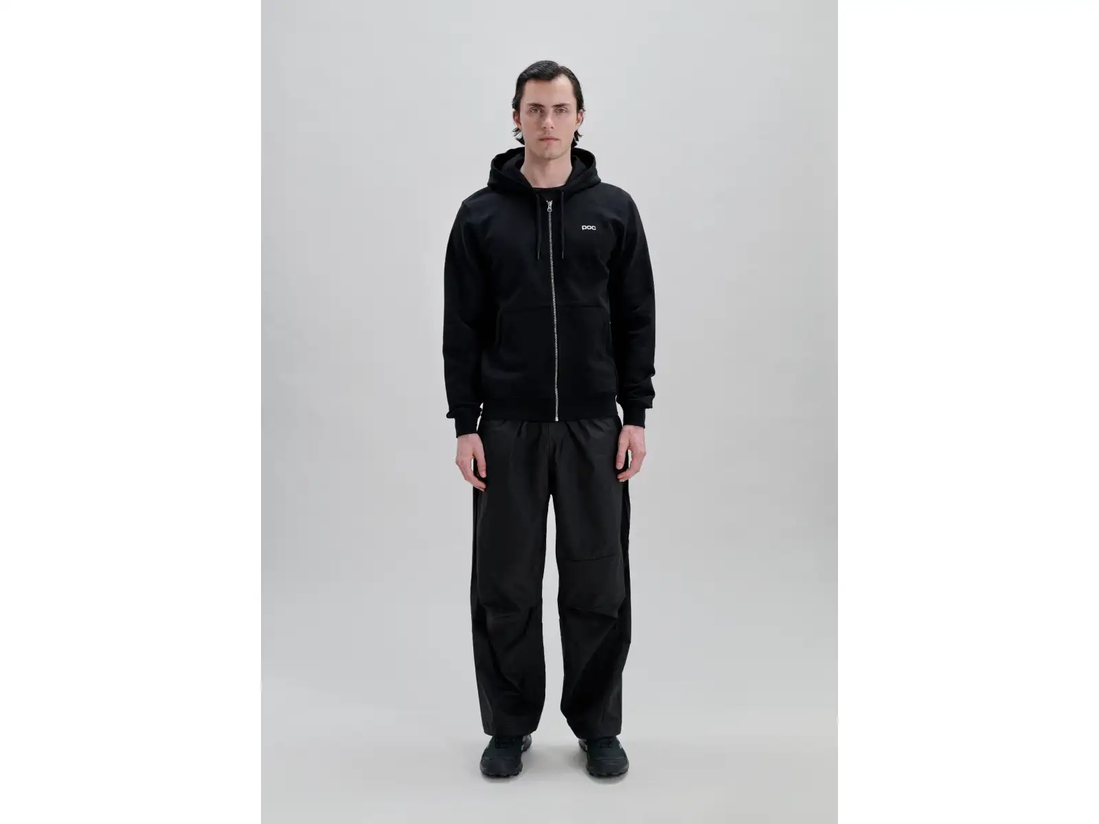POC Zip Hoodie mikina na zip s kapucí Uranium Black