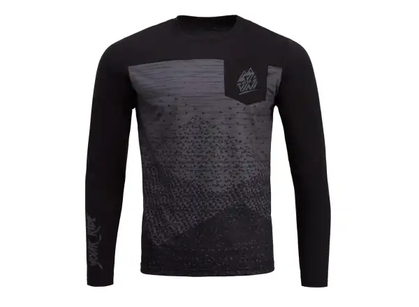 Silvini Ello pánský dres dlouhý rukáv Black/Cloud