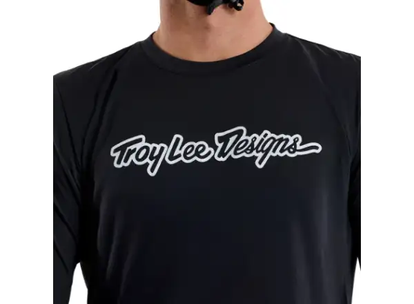 Troy Lee Designs Skyline Ride Tee pánský dres dlouhý rukáv Signature Black