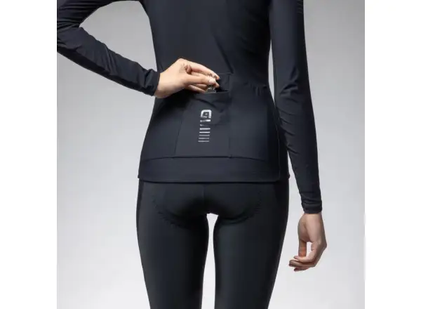 Alé R-EV1 Warm Race 2.0 dámský zateplený dres dlouhý rukáv black