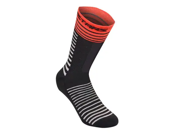 Alpinestars Drop 19 ponožky Black/Bright Red