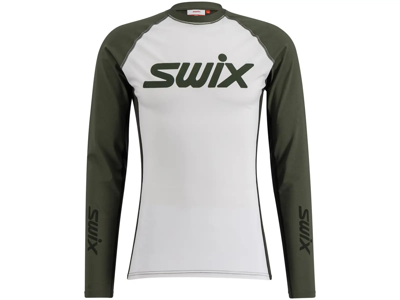 Swix RaceX Dry pánské triko dlouhý rukáv Bright White/Olive