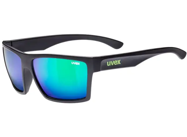 Uvex LGL 29 brýle black mat green/mirror green