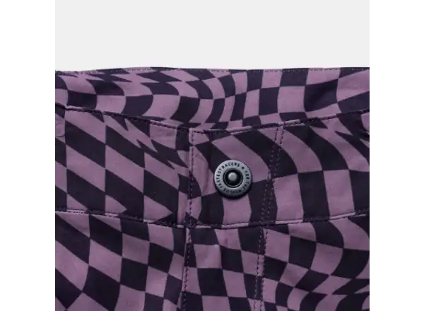 Troy Lee Designs Lilium Twisted Checkers dámské MTB kalhoty Deep Purple