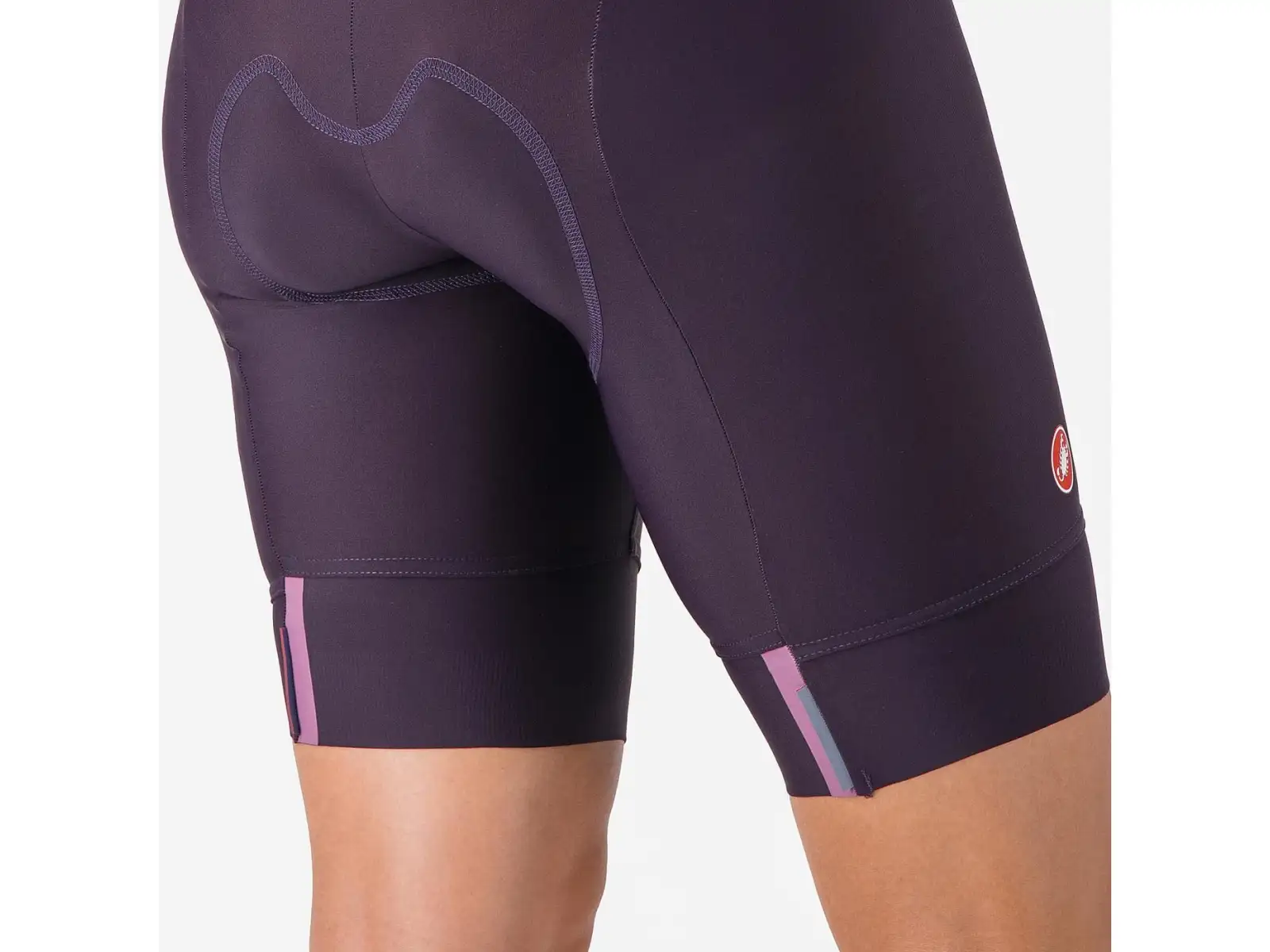 Castelli Prima 2 DT dámské kraťasy s vložkou a laclem Dark Night Shade/Deep Purple