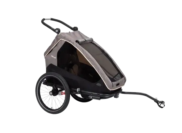 XLC MONOs BS-C09 dětský závěsný vozík 20" šedá/béžová/antracit