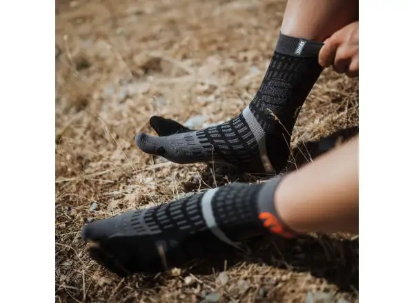 Sidas T-Free Trail běžecké ponožky Black/Grey