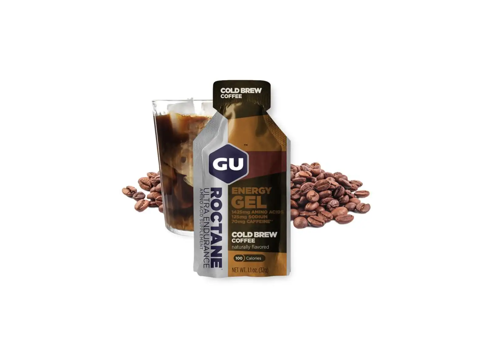 GU Roctane Energy Gel Cold Brew Coffee sáček 32 g