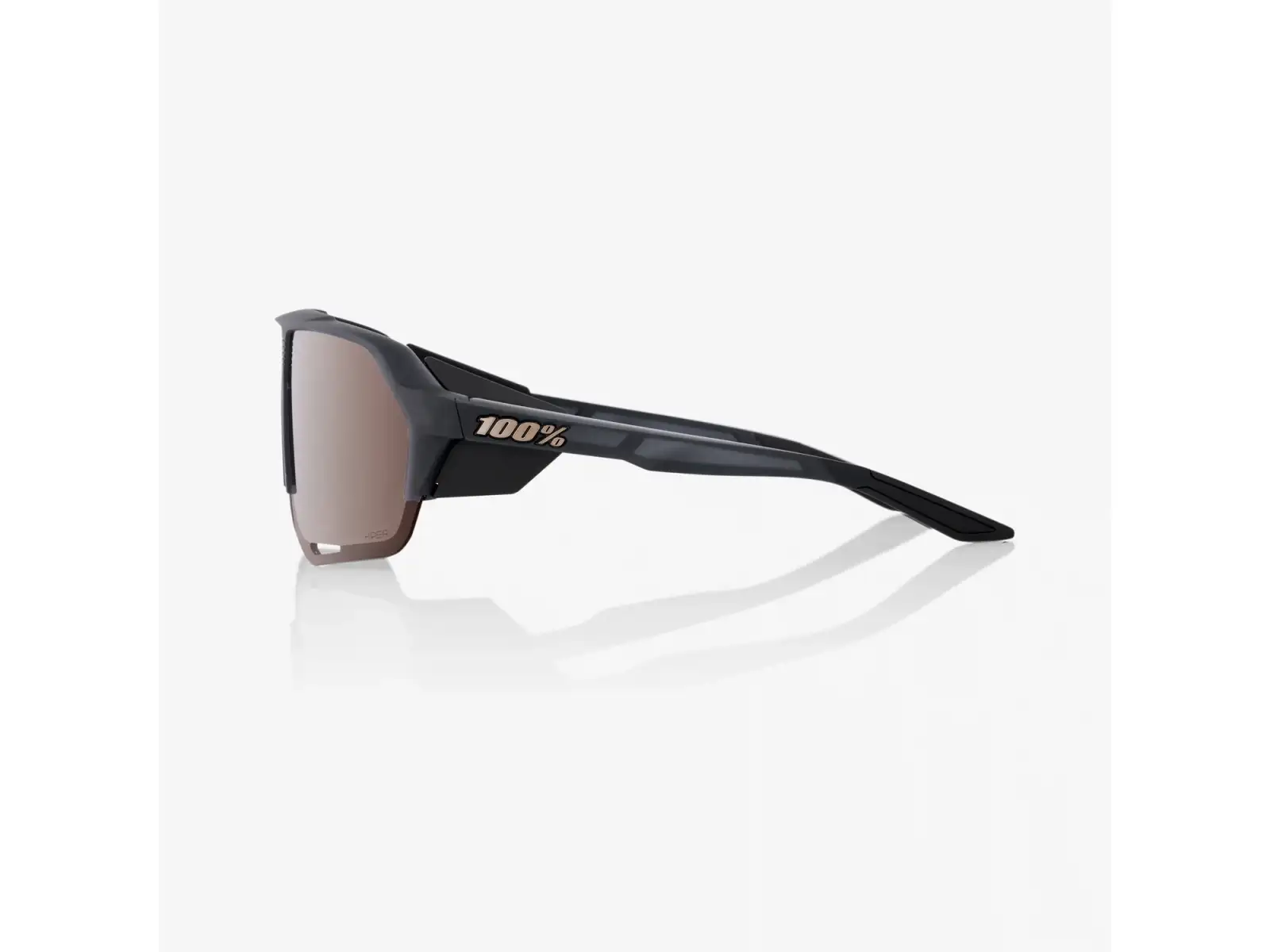 100% Norvik brýle Soft Tact HiPER Crystal Black/Crimson