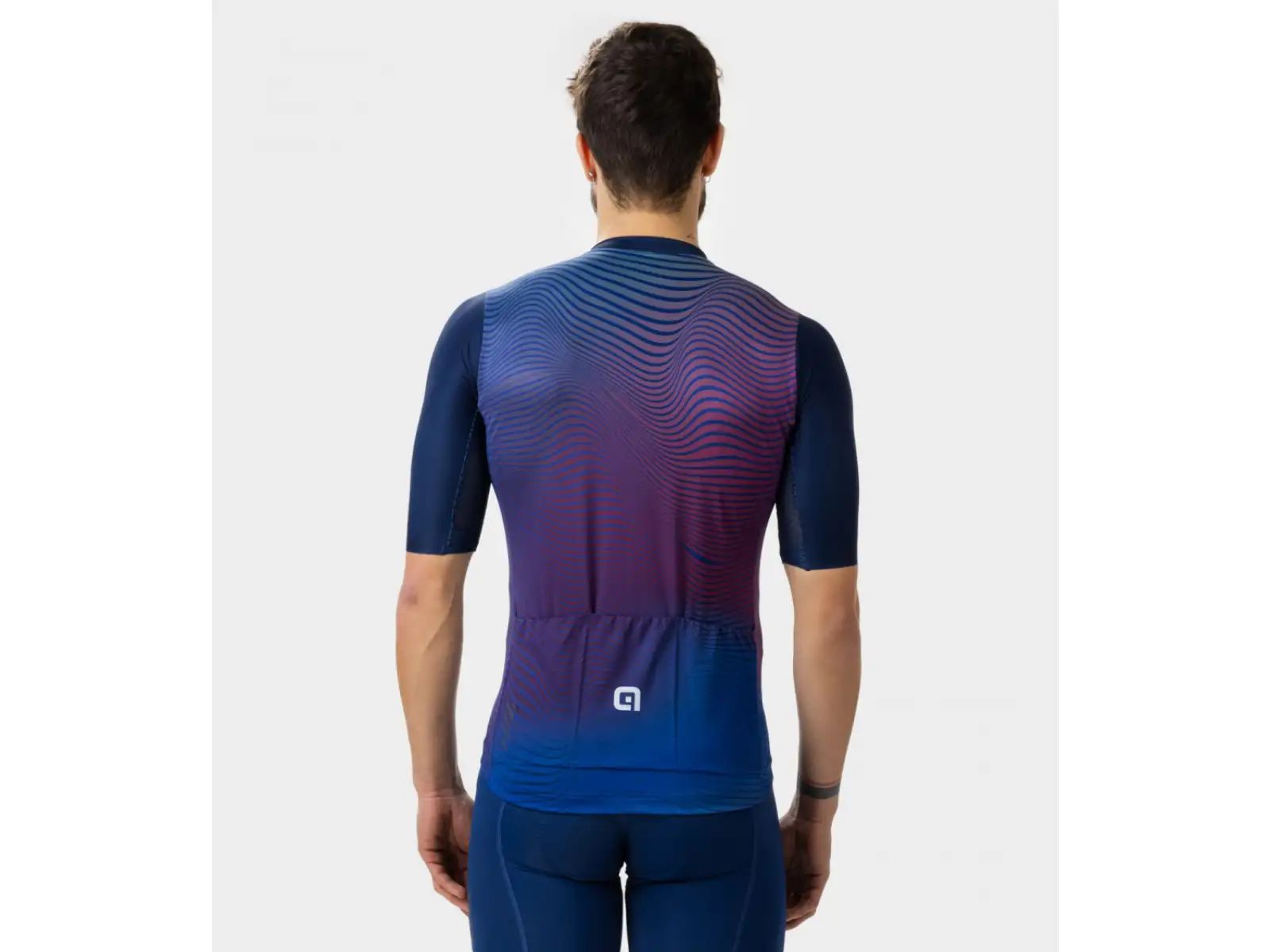 Alé PR-E Onda pánský dres krátký rukáv Navy Blue