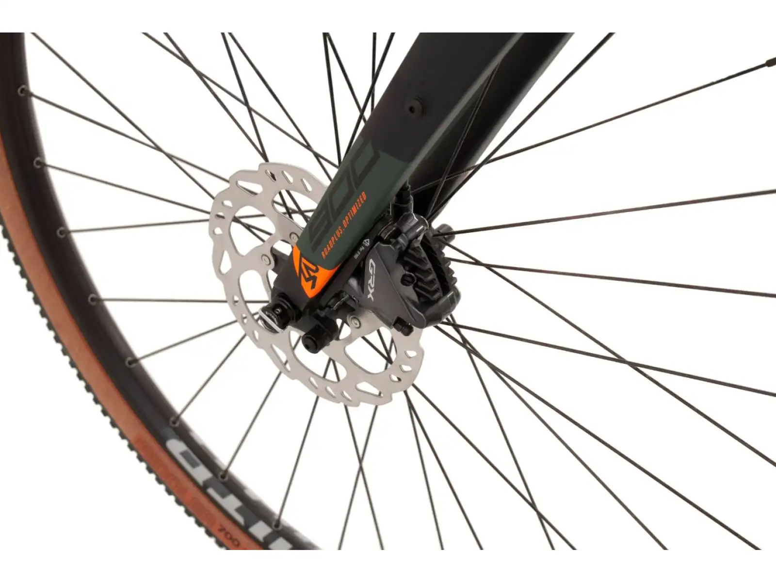 Rock Machine Gravelride CRB 900 khaki/oranžová gravel kolo