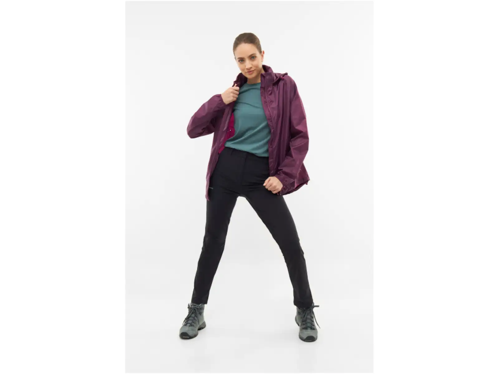 Viking Rainier dámská nepromokavá bunda purple