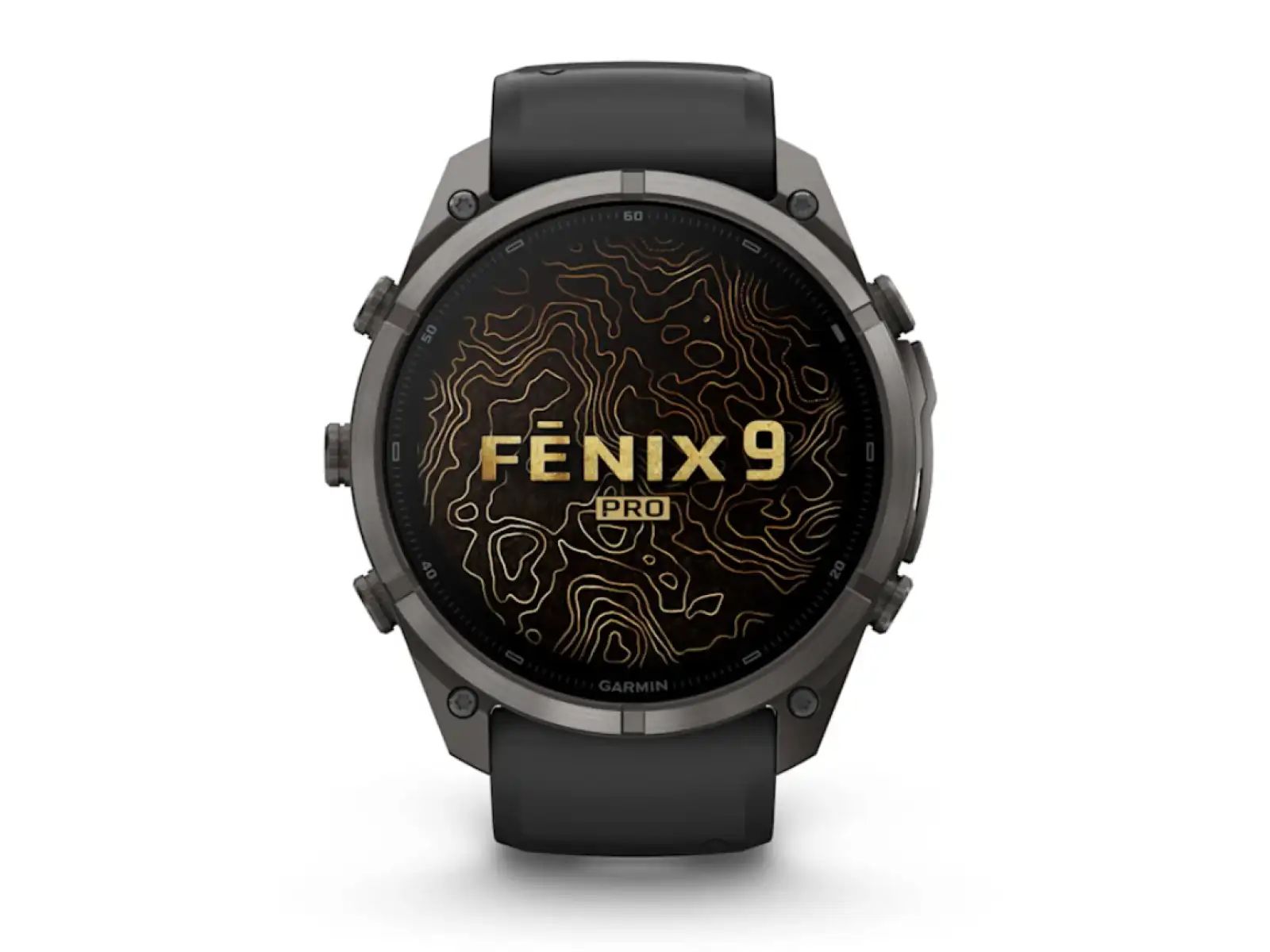 Garmin Fénix 9 Pro inReach 51 mm chytré hodinky Carbon gray DLC Titanium Black/Pebble gray