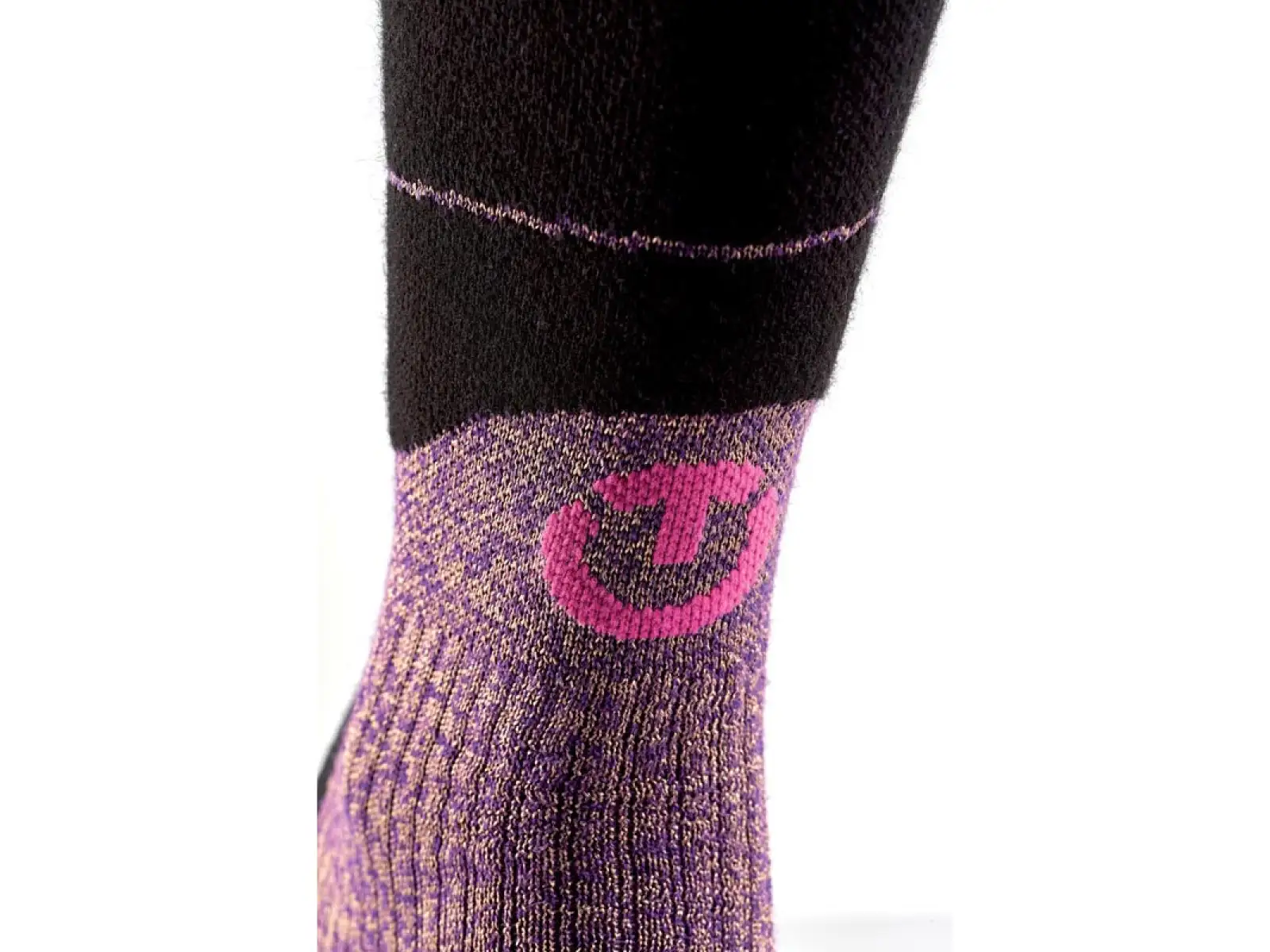Thermic Ski Merino Reflector dámské ponožky purple/gold