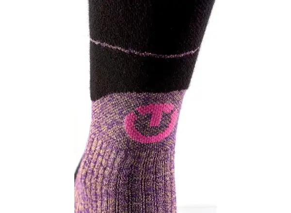Thermic Ski Merino Reflector dámské ponožky purple/gold