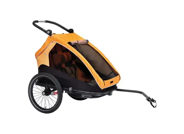 XLC DUOs BS-C10 dvoumístný závěsný vozík 20" Marigold/Anthrazit