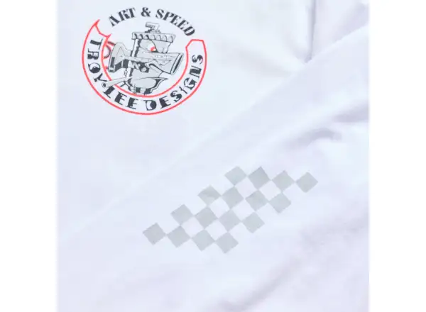 Troy Lee Designs Carb Club pánský dres dlouhý rukáv White