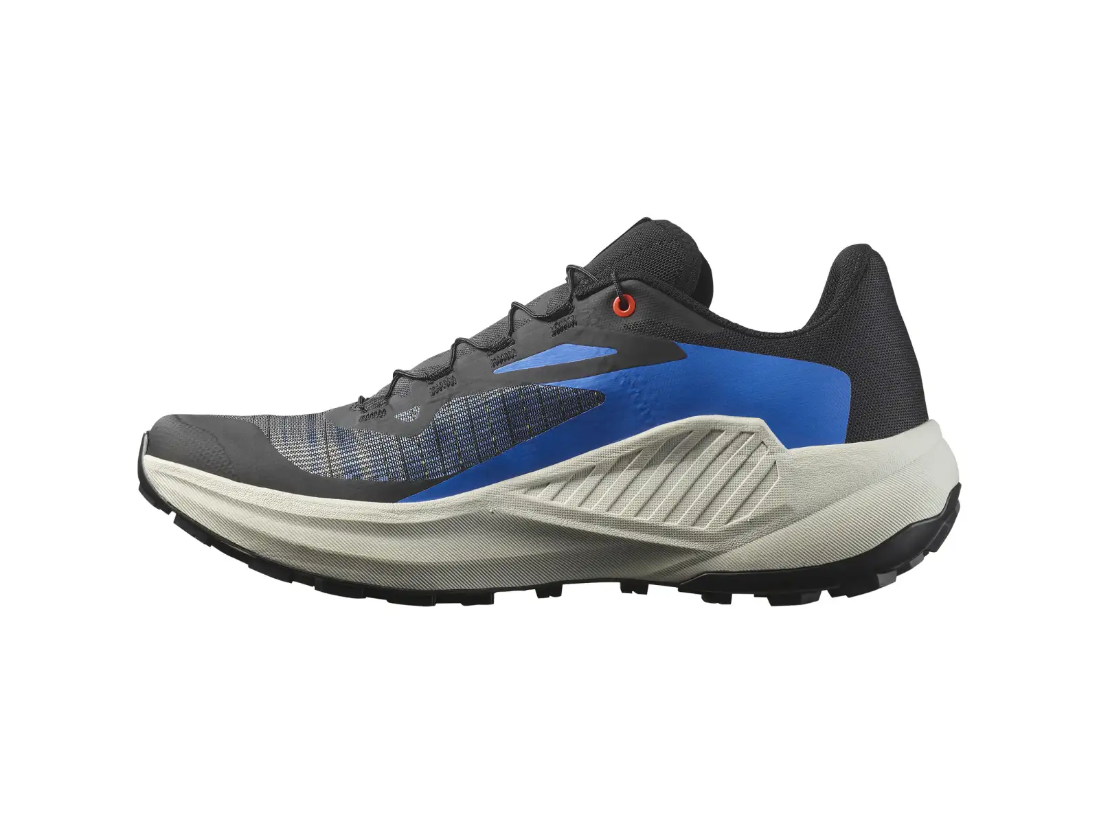 Salomon Genesis pánská běžecká obuv Black/French Blue/Cherry Tomato