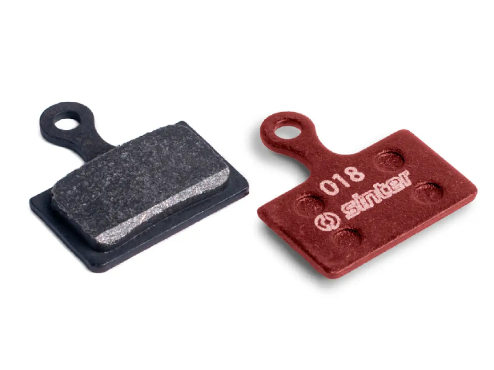 Sinter Shimano K Type brzdové destičky polymer červená