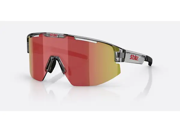 Bliz Matrix sluneční brýle Transparent Dark Grey/Brow Red Multi