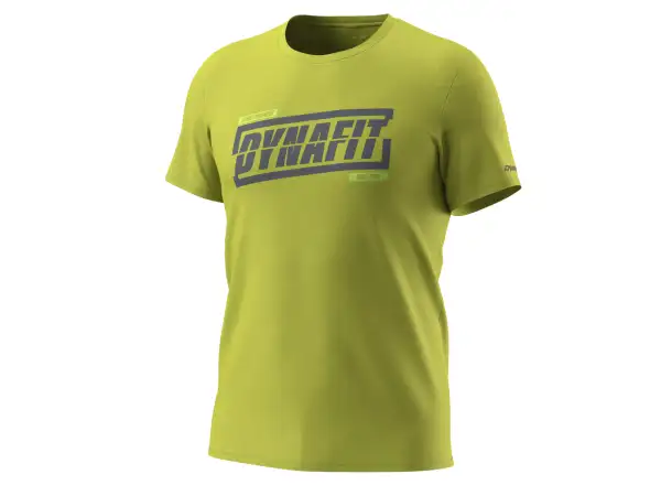 Dynafit Graphic Cotton pánské triko krátký rukáv Golden Lime