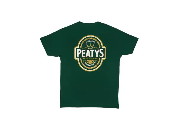Peatys Pub Wear pánské triko krátký rukáv Homebrew / Bottle Green
